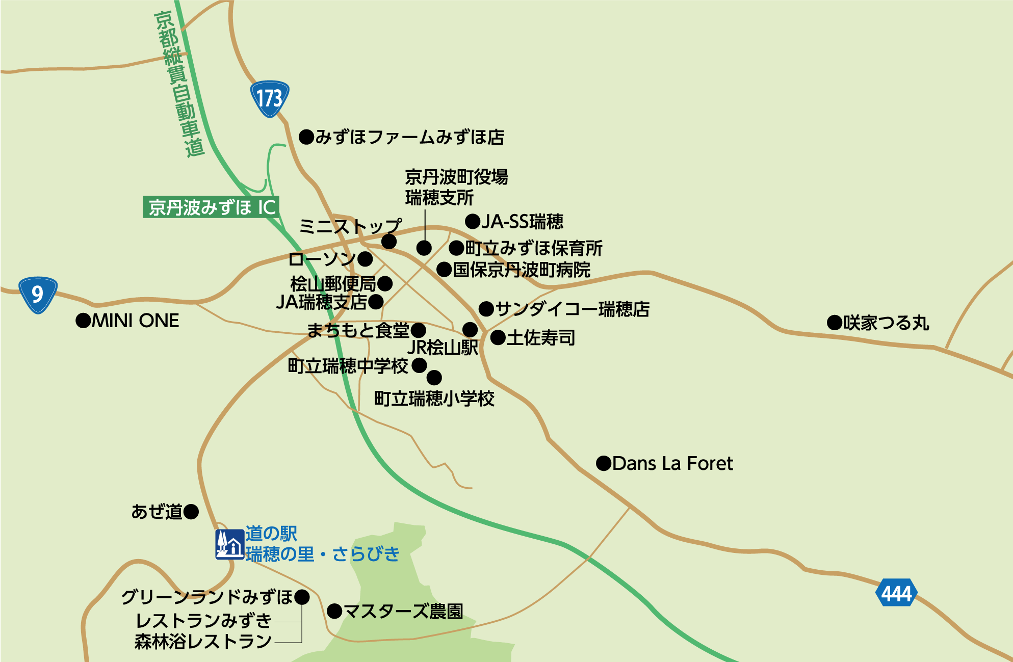 桧山地区MAP